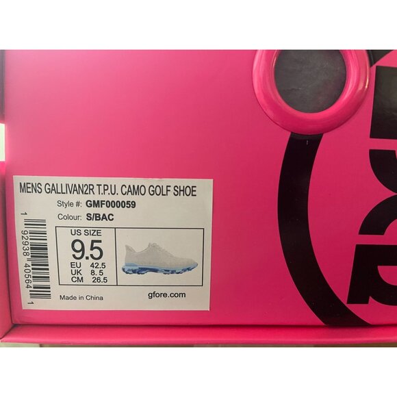 G/FORE GALLIVAN2R CAMO SOLE GOLF SHOES MENS 9.5US - Picture 7 of 7